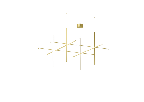 Coordinates Extruded aluminium Champagne Pendant Lighting
