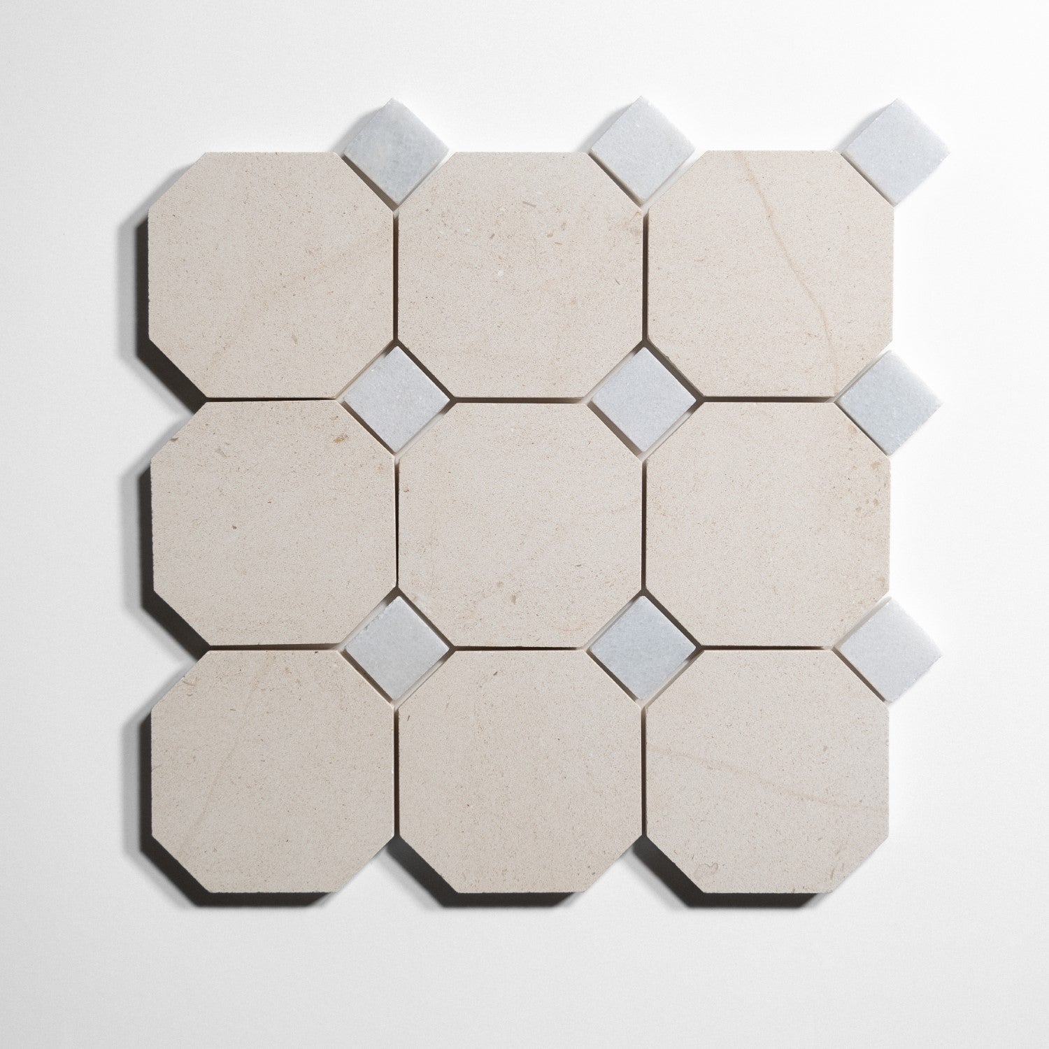 Crema Accent Glacier White Tile Sample