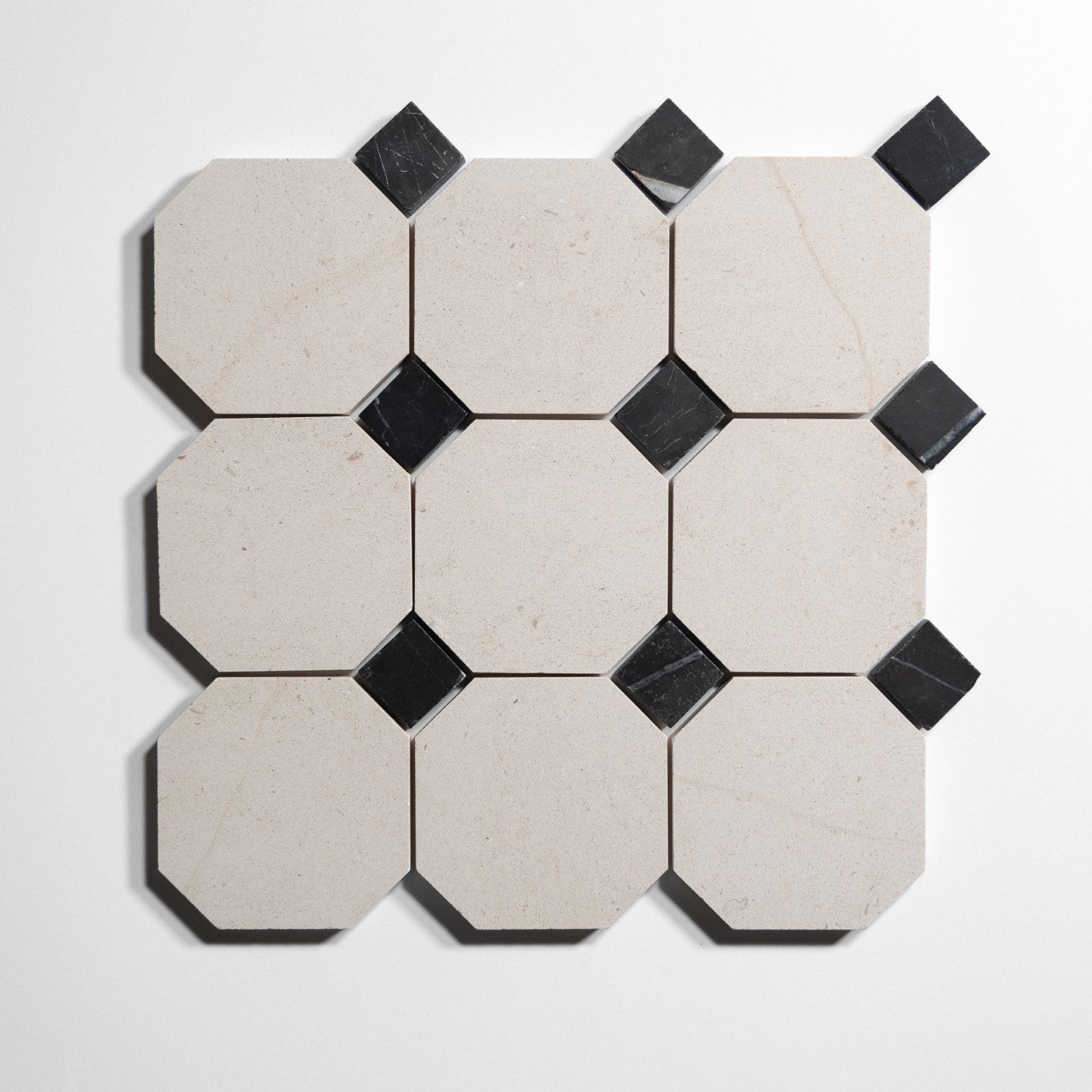 Crema Accent Nero St. Gabriel Tile Sample
