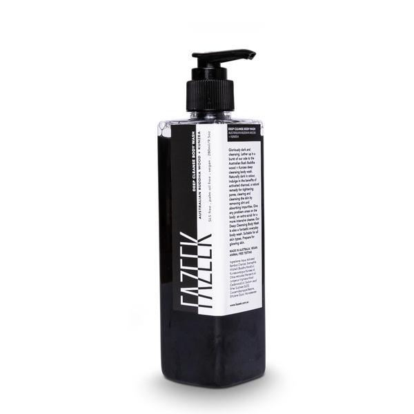 deep cleansing body wash in australian buddha wood kunzea design by fazeek 2