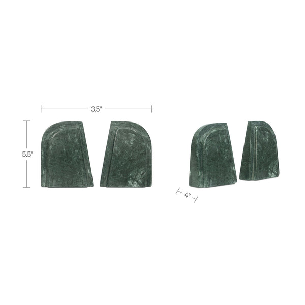 Zane Marble Bookends Set of 2