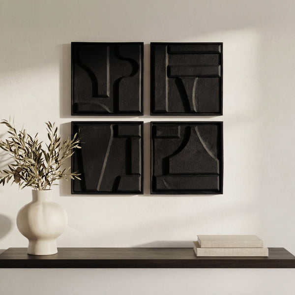 Alva Wall Sculpture Set of 4