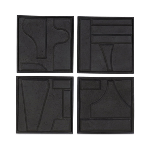 Alva Wall Sculpture Set of 4