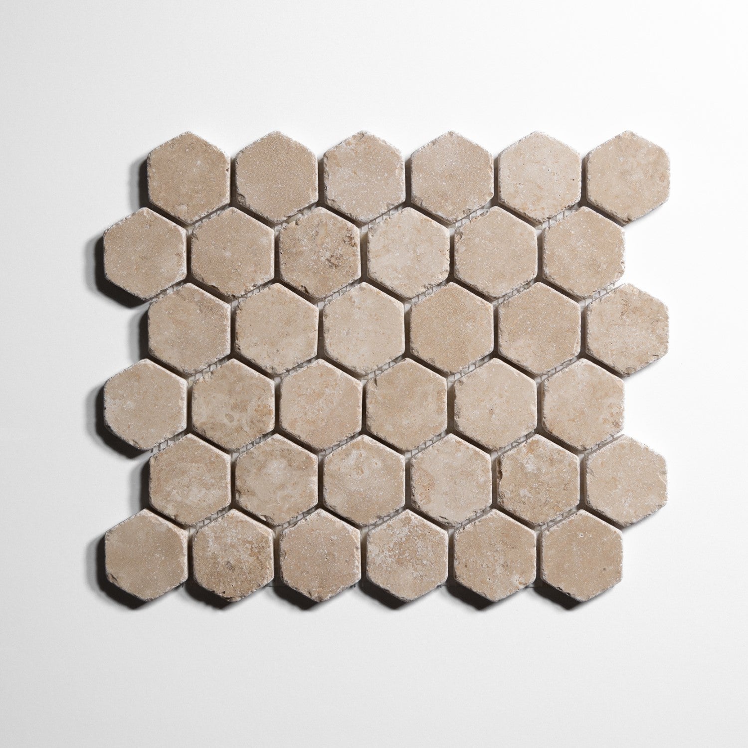 2 Inch Hexagon Mosaic Tile Sample