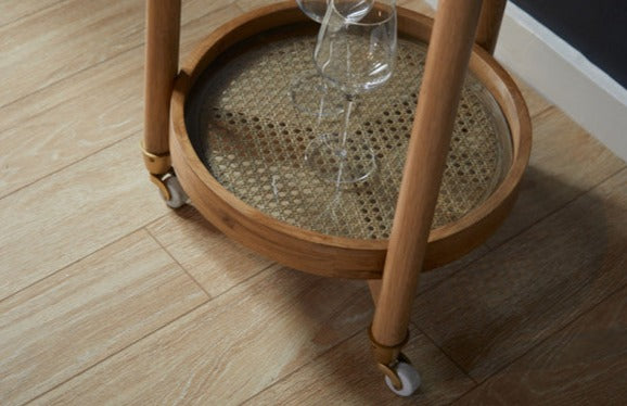 Trio Round Bar Cart By Bd Studio Iii Din00235 7