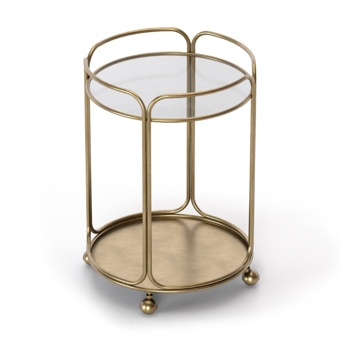 Radius Round Bar Cart By Bd Studio Iii Din00237 3