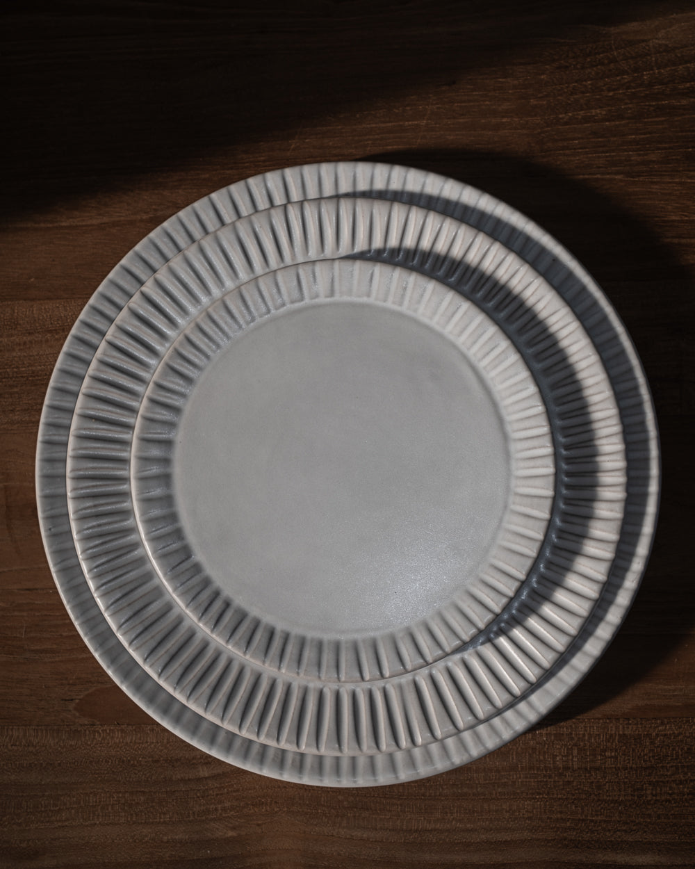 Stripes Matte White Serving Tray Uvn 1000105 3