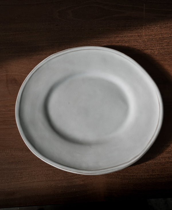 Oval White Dessert Plate Set Of 4 Uvn 1000149 3