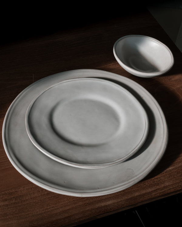 Oval White Dessert Plate Set Of 4 Uvn 1000149 5