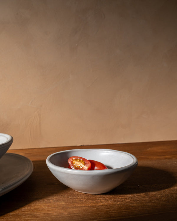 Oval White Lip Bowl Set Of 4 Uvn 1000151 3