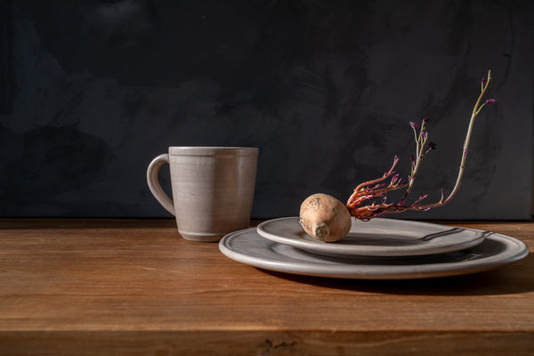 Oval Slate Grey Dinner Plate Set Of 4 Uvn 1000156 4