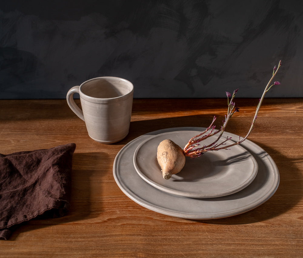 Oval Slate Grey Dessert Plate Set Of 4 Uvn 1000157 4