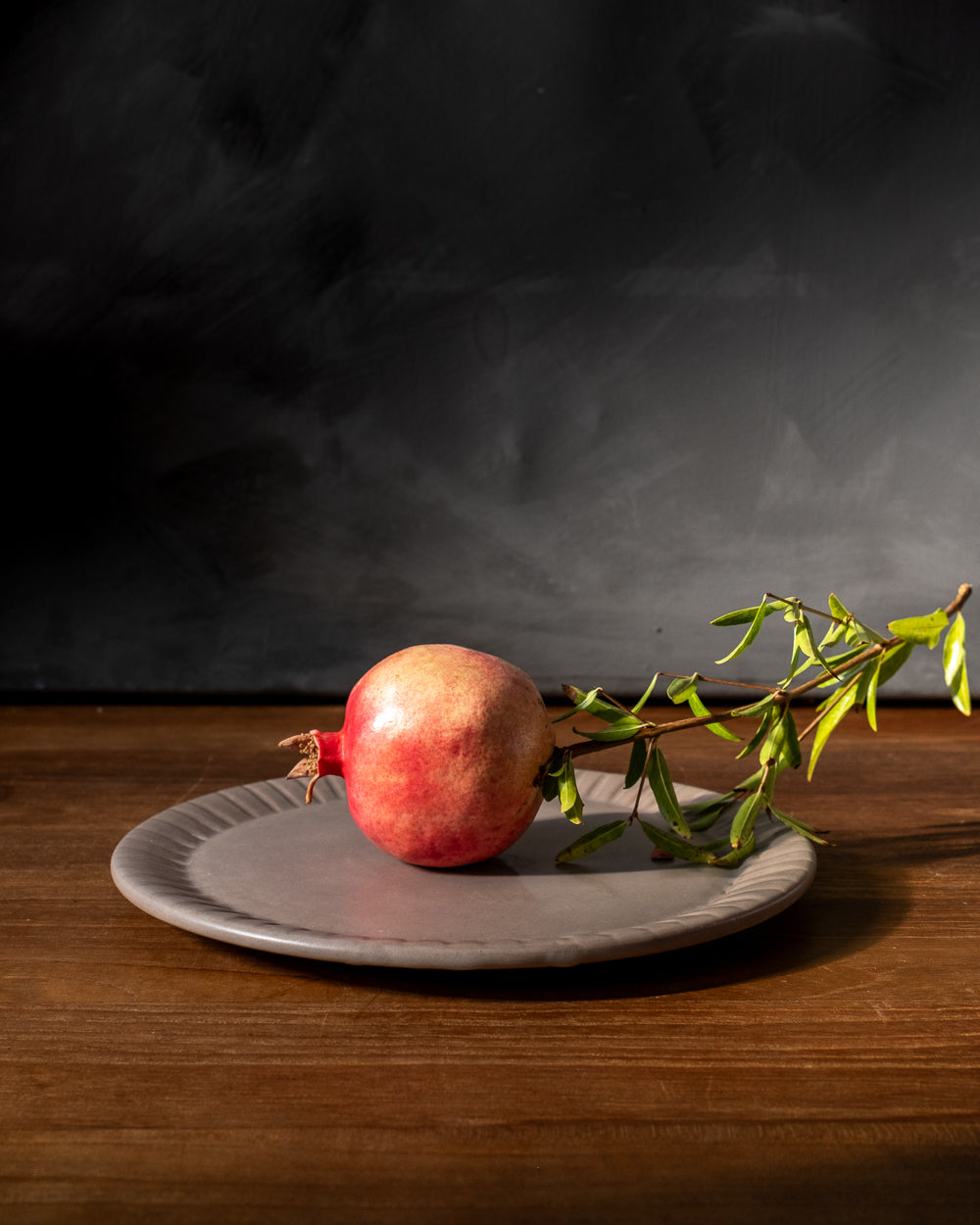 Stripes Gloss Grey Salad Plate Set Of 4 Uvn 1000113 2