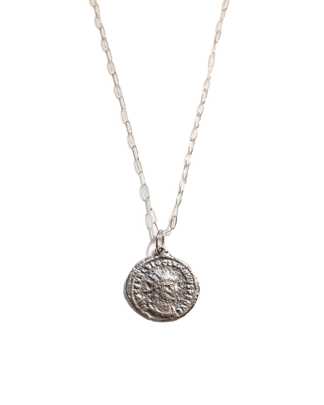 Nautical Mile Silver Coin Necklace