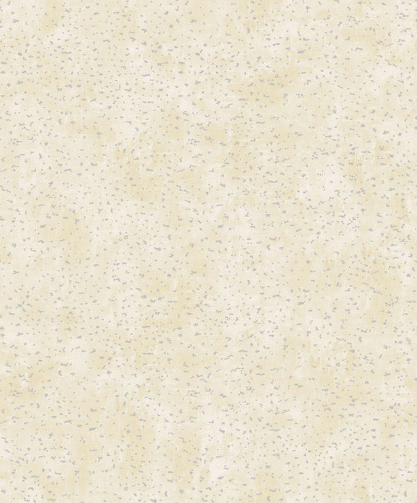 Spot Abstract Wallpaper in Gold/Cream