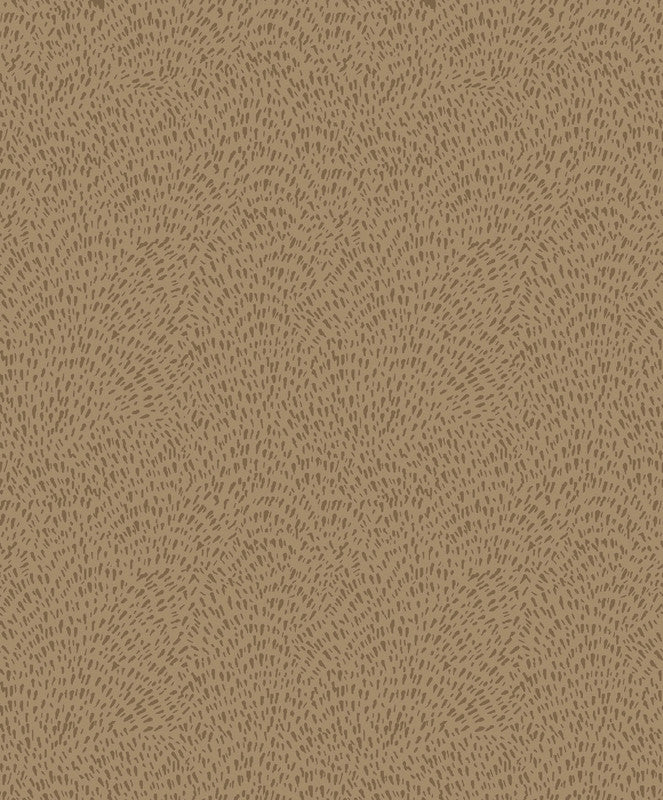 Fan Fleck Wallpaper in Gold/Beige