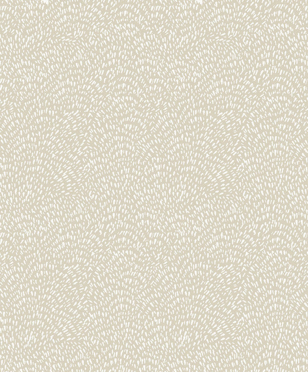 Fan Fleck Wallpaper in Cream