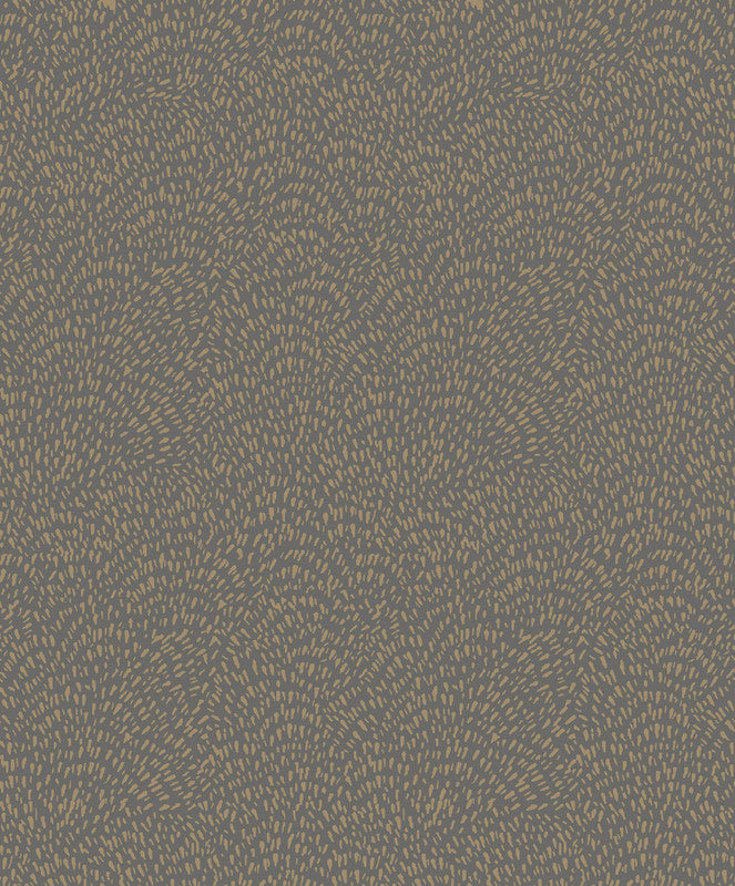Sample Fan Fleck Wallpaper in Gold