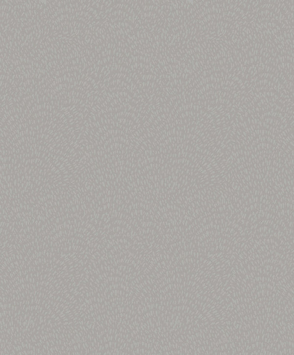 Fan Fleck Wallpaper in Silver Grey