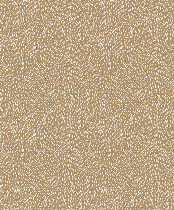 Fan Fleck Wallpaper in Bronze Brown