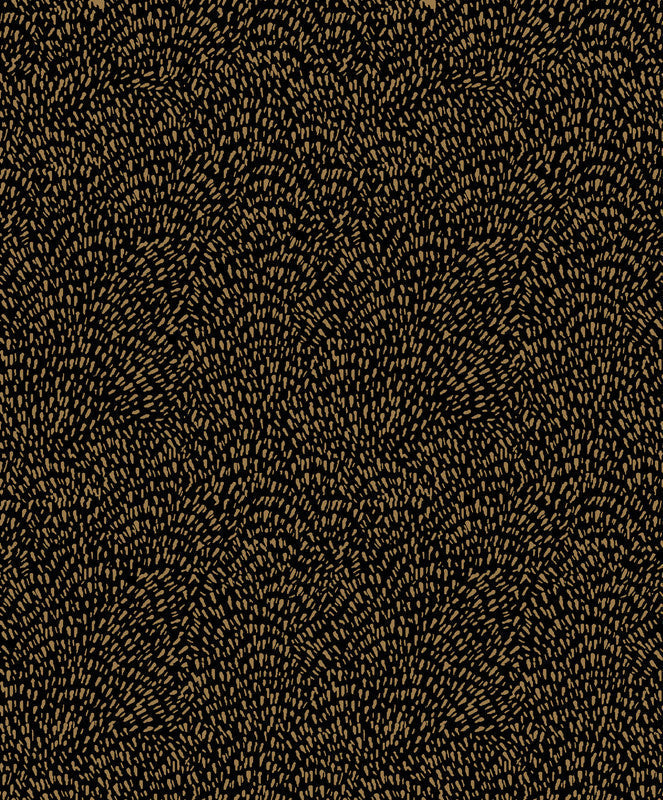 Sample Fan Fleck Wallpaper in Rose Gold/Black