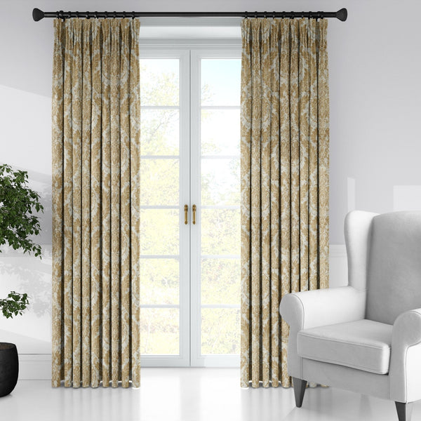 Damaskus Linen Gold Drapery 3