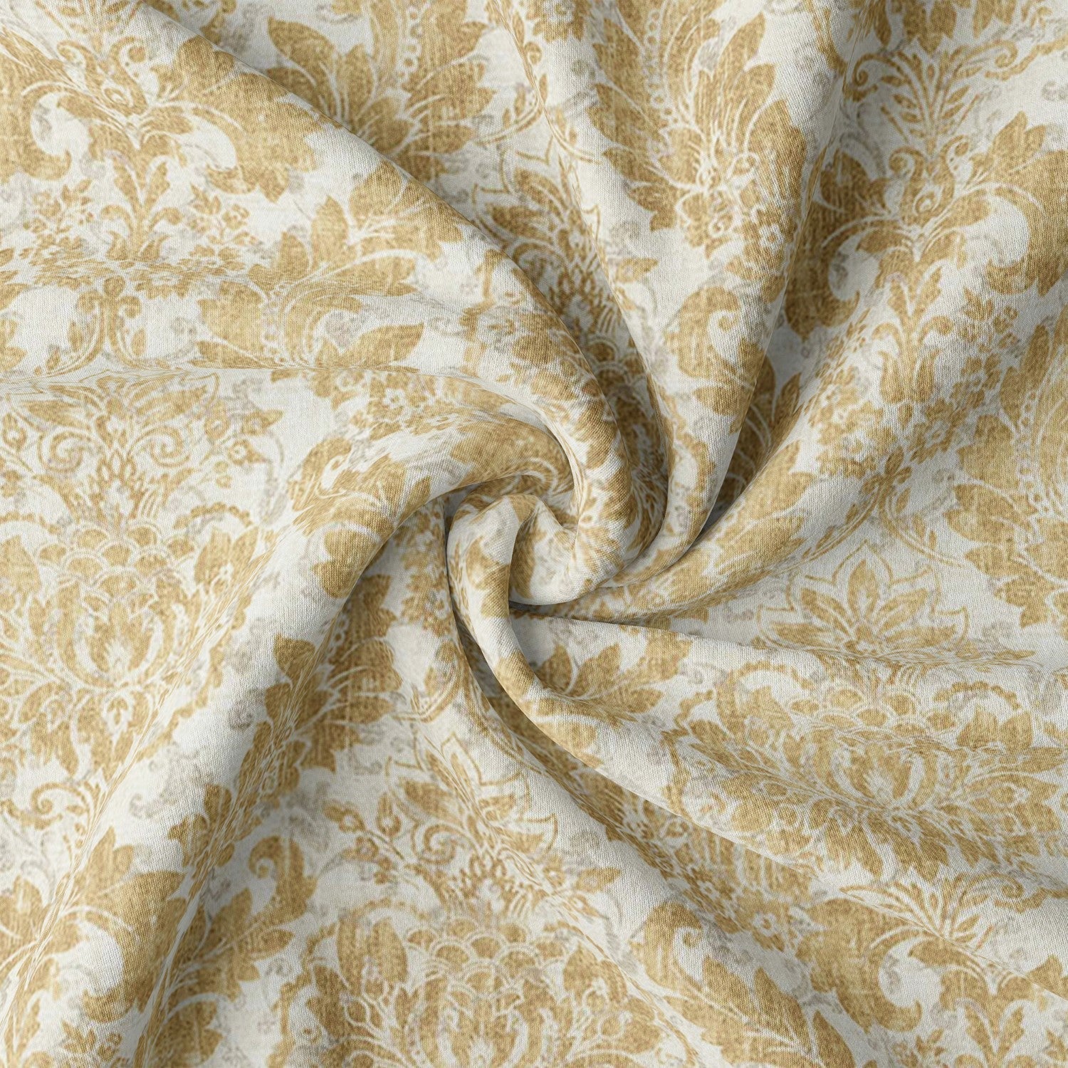 Damaskus Linen Gold Drapery 1