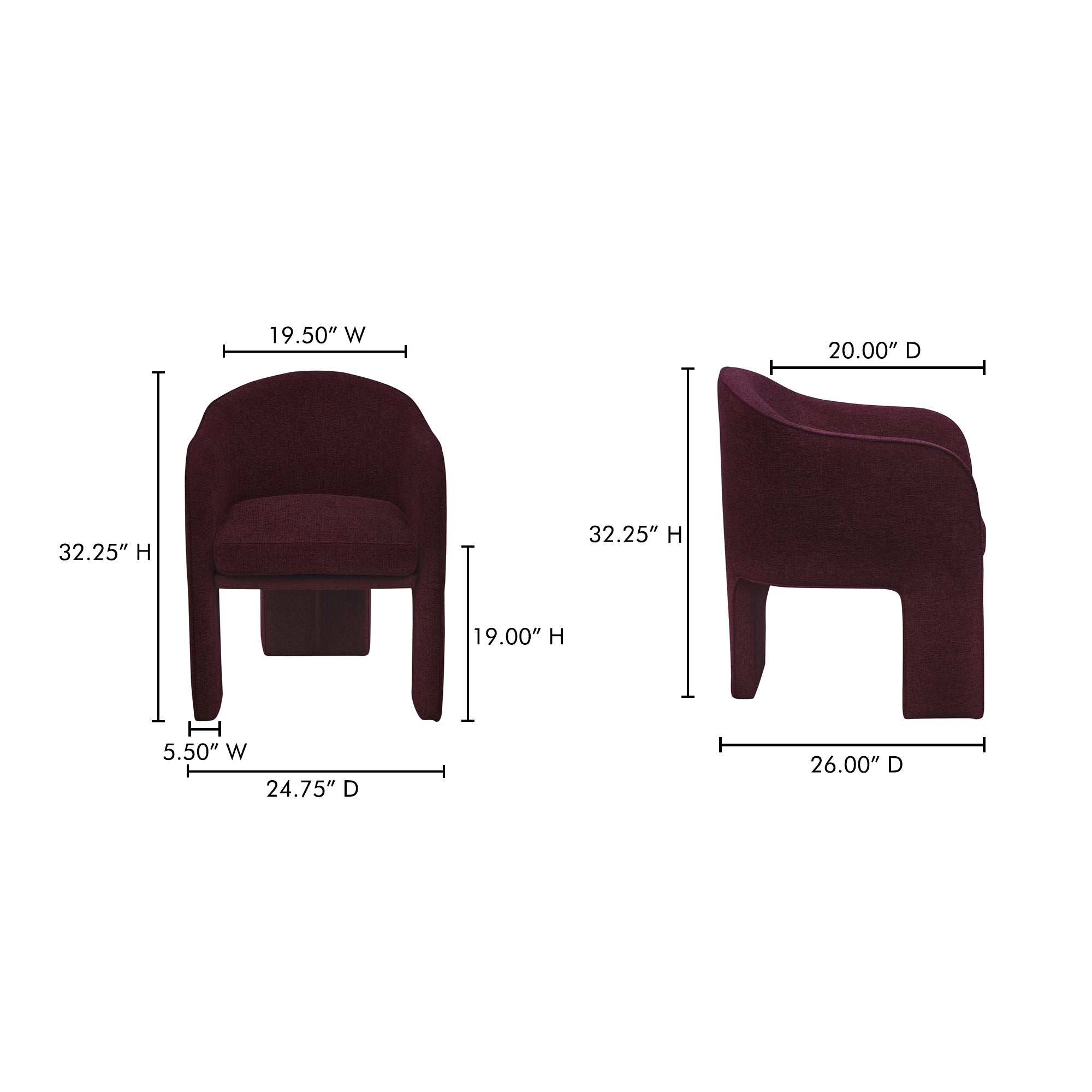 Clara Dining Chair Moes Home Collection Mhc Eh 1116 38 6