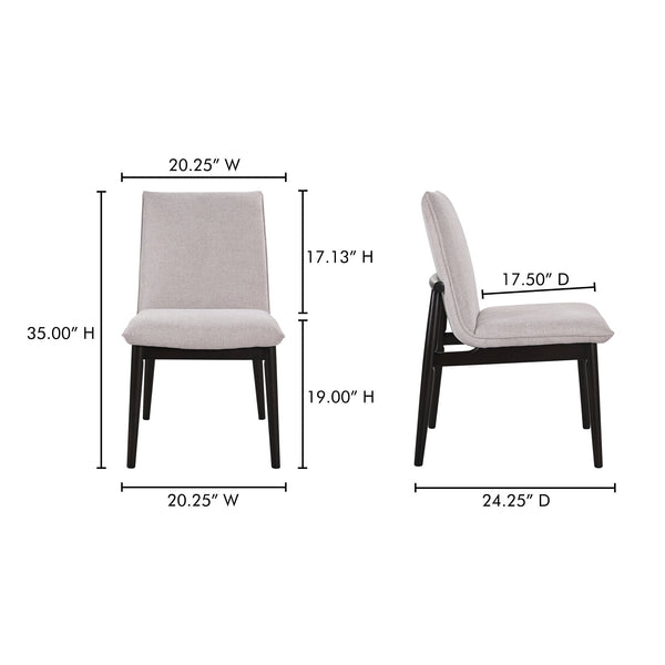Charlie Dining Chair Set Of 2 Moes Home Collection Mhc Eq 1023 34 13