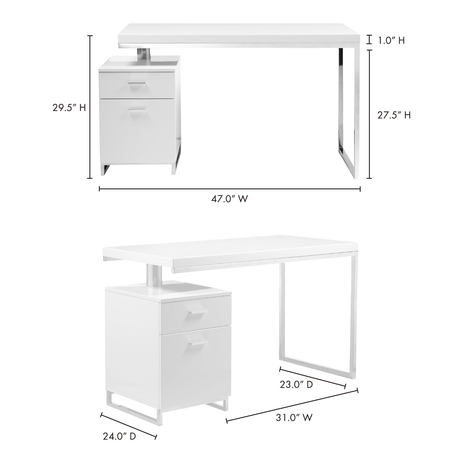 Martos Desk White 6