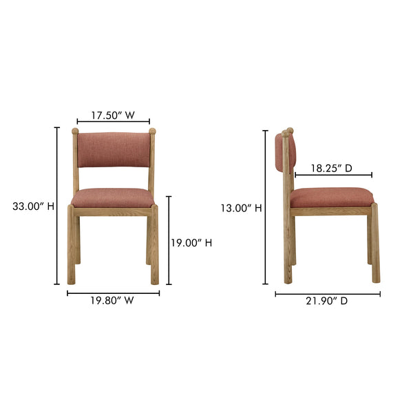 Villetta Dining Chair Set Of 2 Moes Home Collection Mhc Ew 1032 37 4
