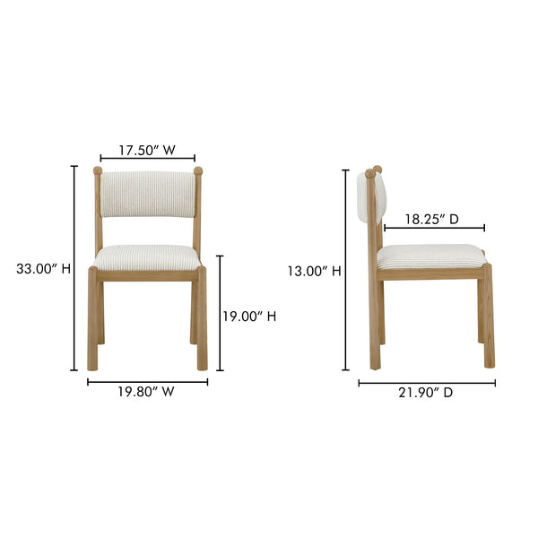 Villetta Dining Chair Set Of 2 Moes Home Collection Mhc Ew 1032 37 3