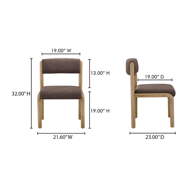 April Dining Chair Set Of 2 Moes Home Collection Mhc Ew 1033 20 11