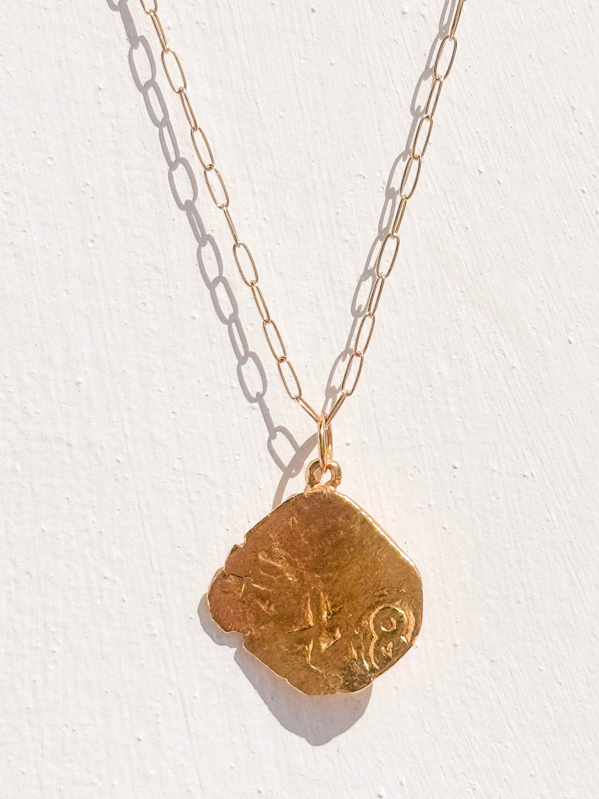 Ex8 ésotériques Long Coin Necklace
