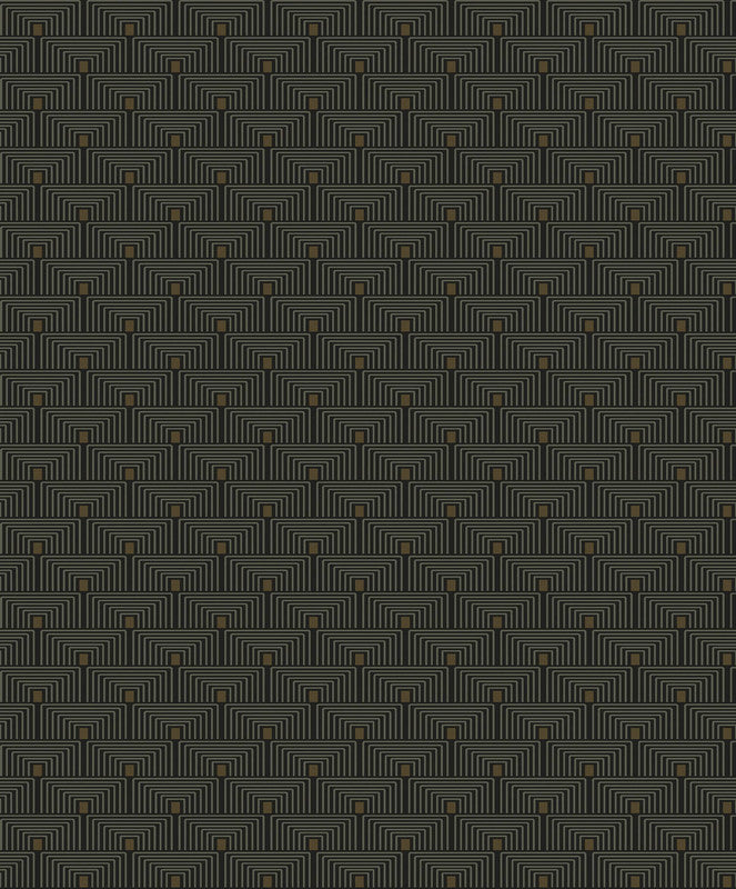 Geo Key Wallpaper in Bronze/Rose