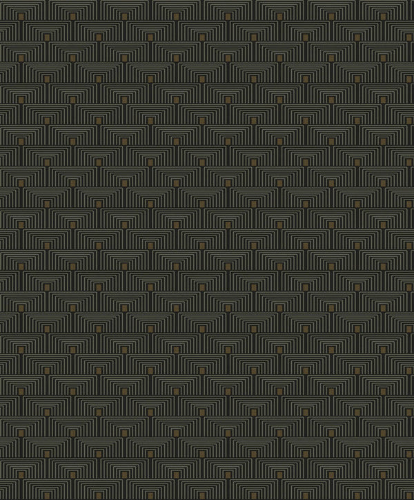Geo Key Wallpaper in Bronze/Rose