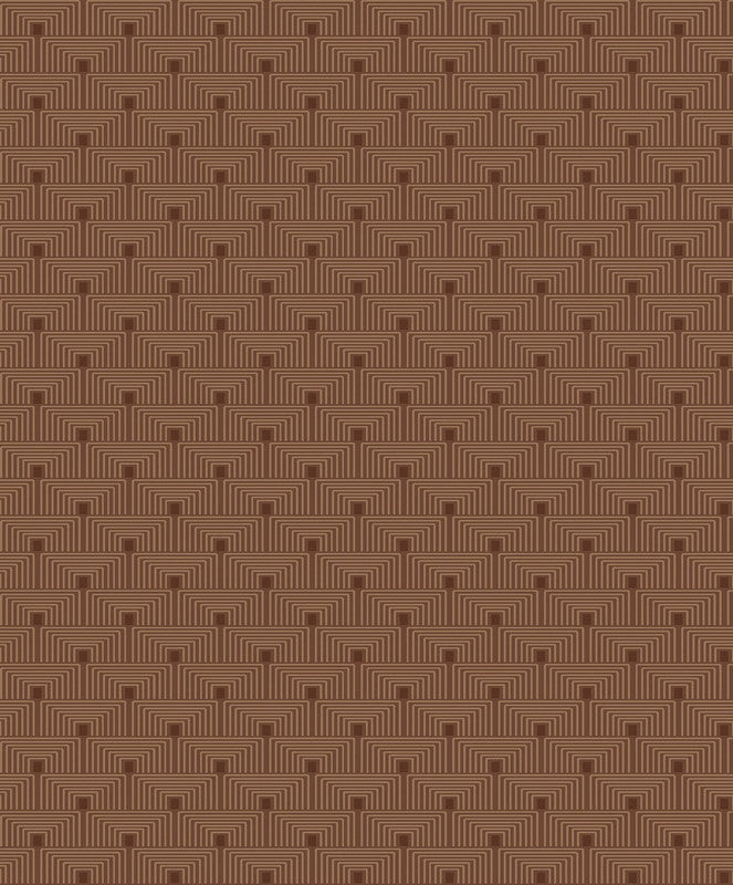 Sample Geo Key Wallpaper in Orange/Rose