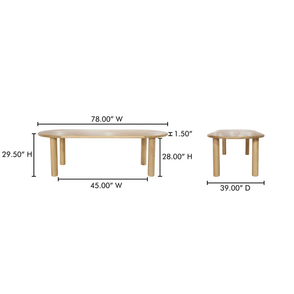 Milo Dining Table Moes Home Collection Mhc Fc 1003 24 0 21