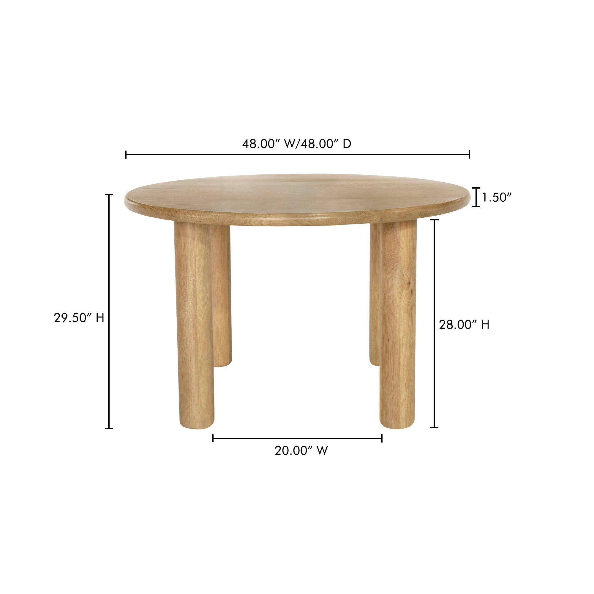 Milo Dining Table Moes Home Collection Mhc Fc 1003 24 0 20