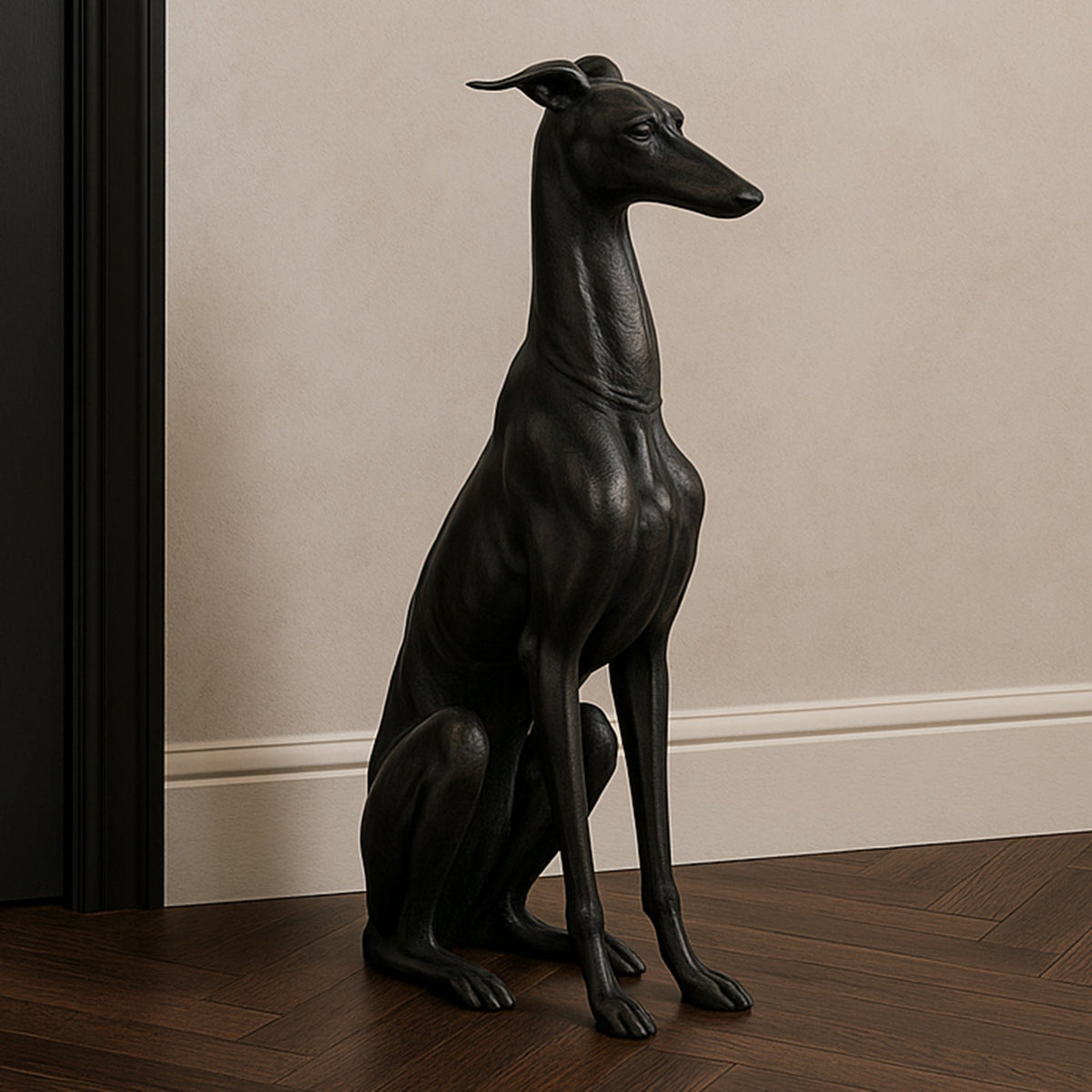 Duke Cast Aluminum Sculpture