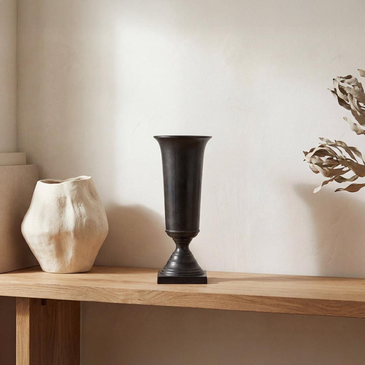 Cassia Cast Aluminum Vase