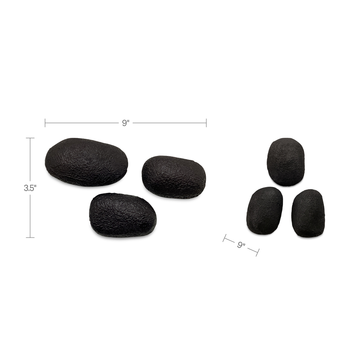 Breton Cast Aluminum Wall Sculpture Set of 3