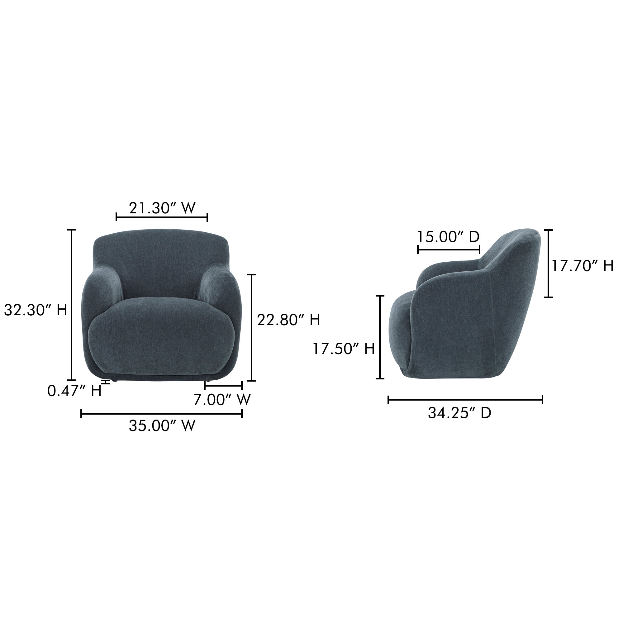 Stevie Lounge Chair Moes Home Collection Mhc Fo 1001 27 21