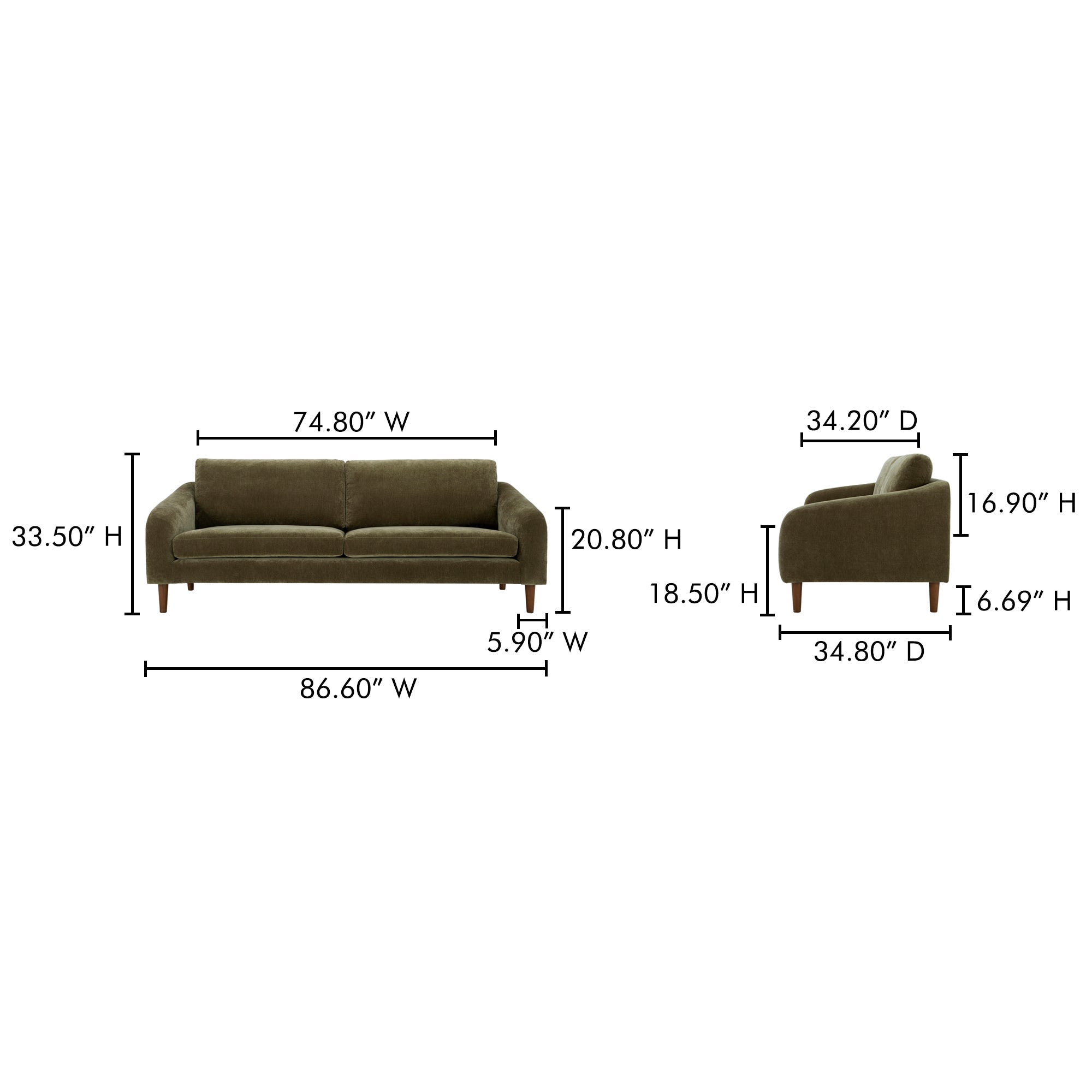 Quinn Sofa Moes Home Collection Mhc Fo 1004 27 12