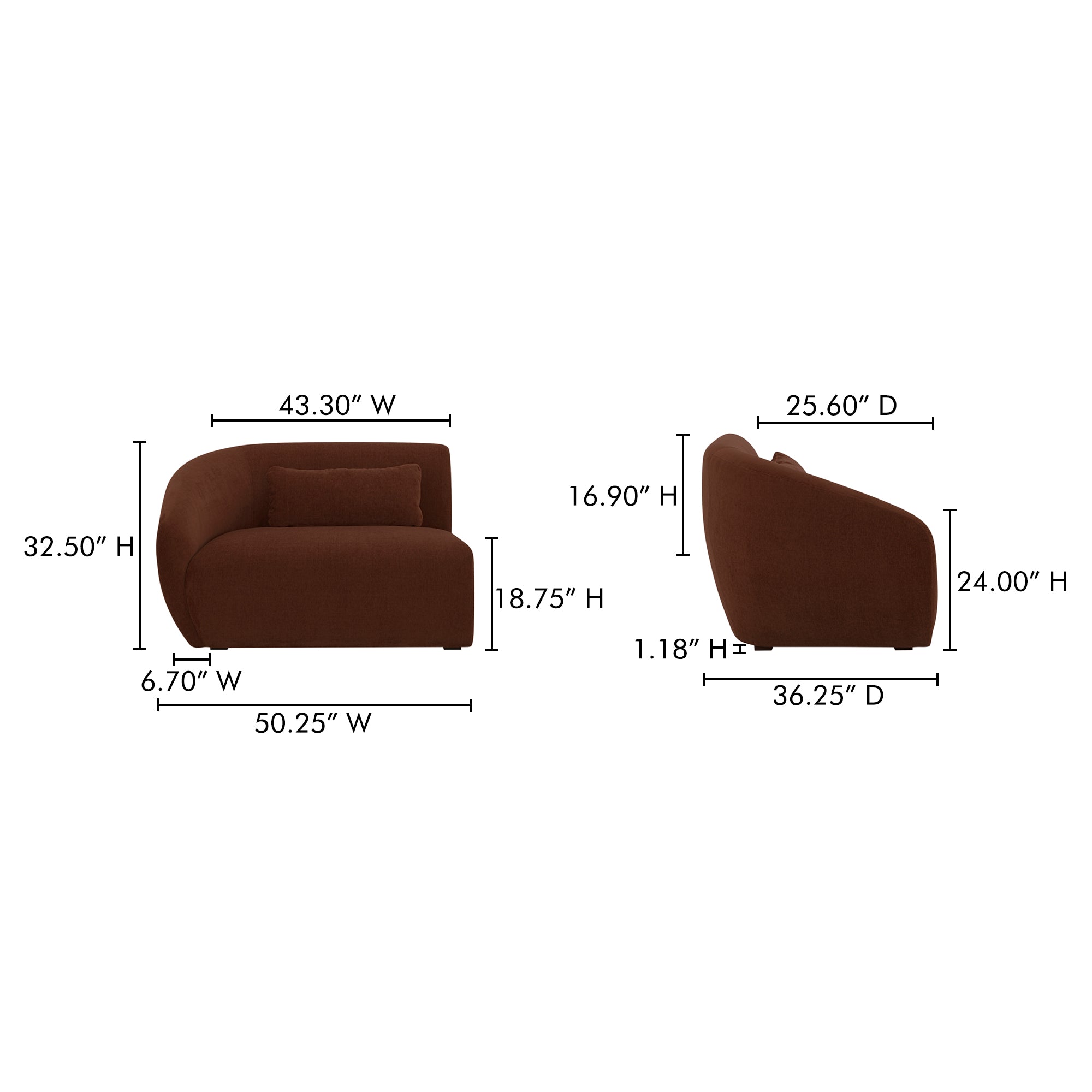 Amelia Corner Chair Moes Home Collection Mhc Fo 1013 03 37