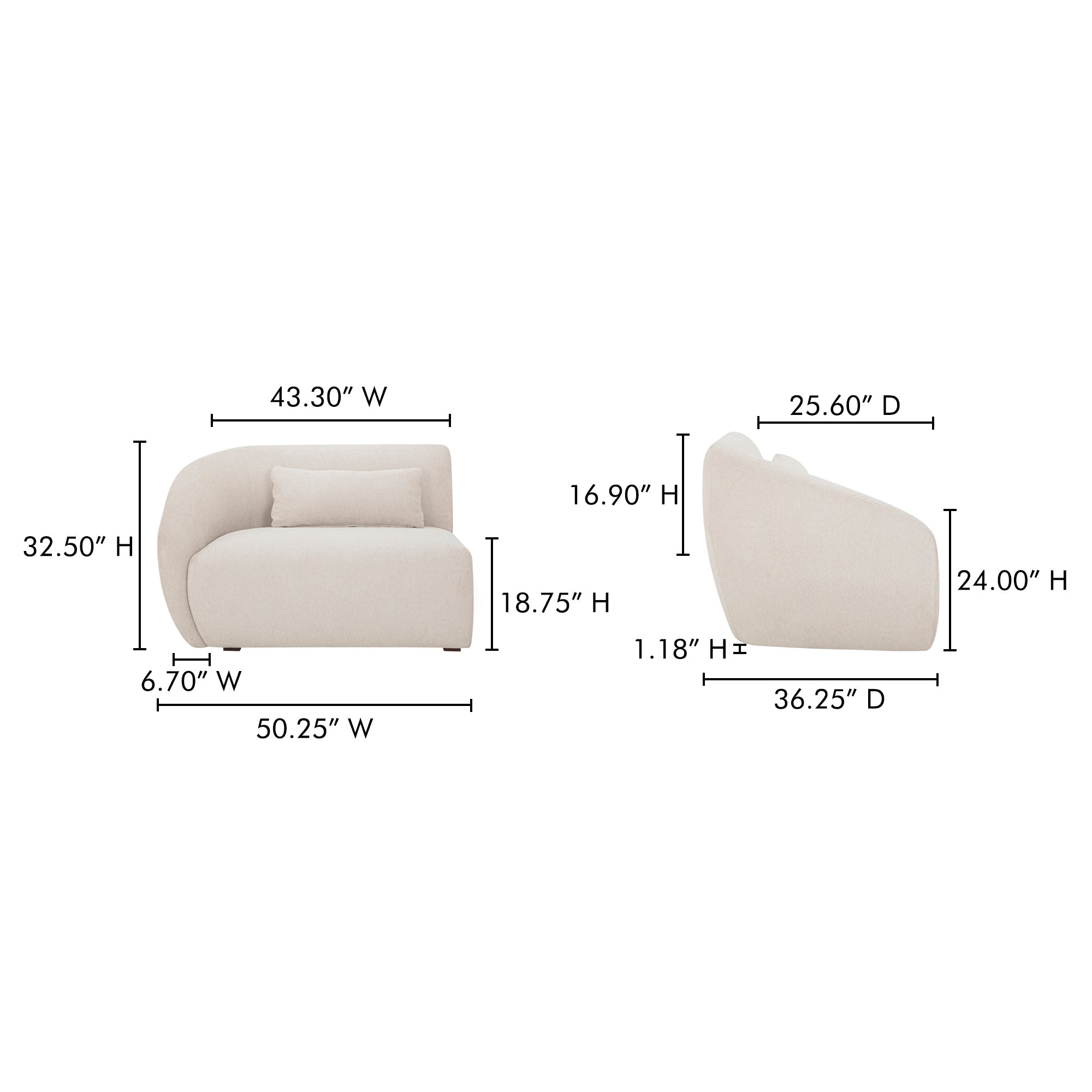 Amelia Corner Chair Moes Home Collection Mhc Fo 1013 03 39