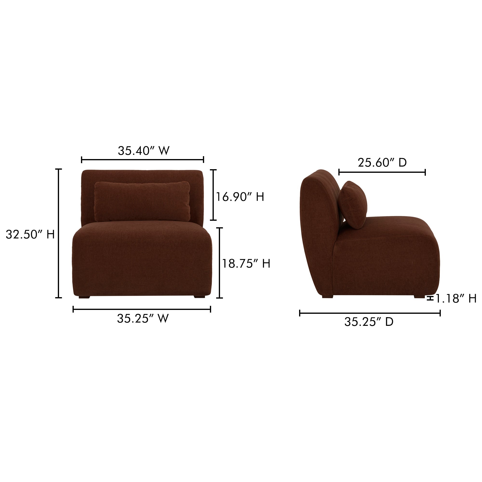Amelia Corner Chair Moes Home Collection Mhc Fo 1013 03 48