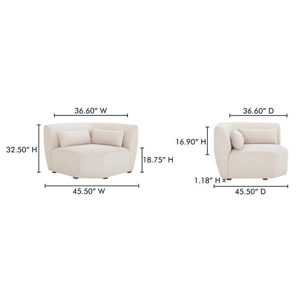 Amelia Corner Chair Moes Home Collection Mhc Fo 1013 03 46
