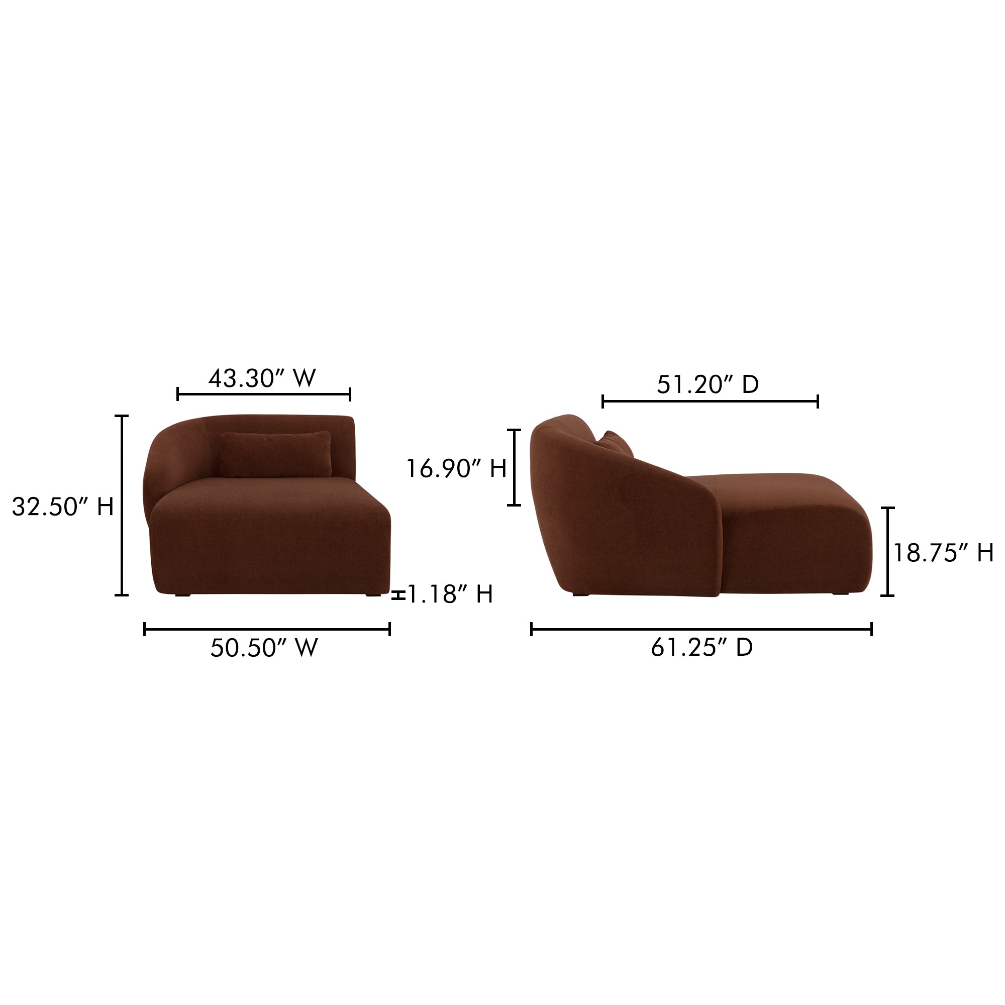Amelia Corner Chair Moes Home Collection Mhc Fo 1013 03 41
