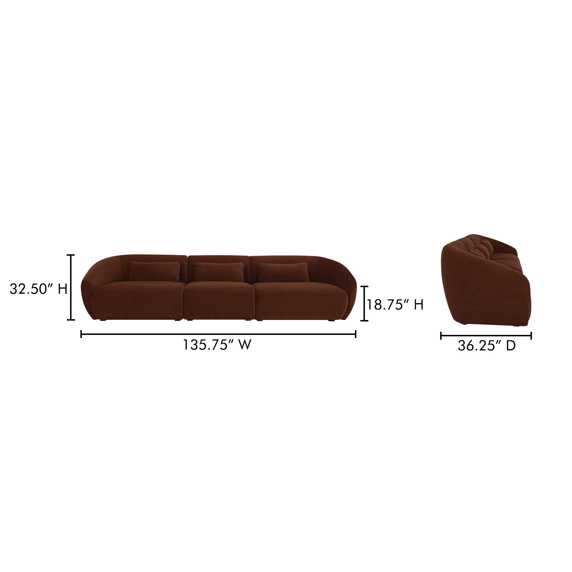 Amelia Modular Sofa Moes Home Collection Mhc Fo 1016 03 15